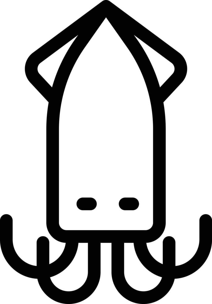 ilustración vectorial de calamares en un fondo. símbolos de calidad premium. iconos vectoriales para concepto y diseño gráfico. vector