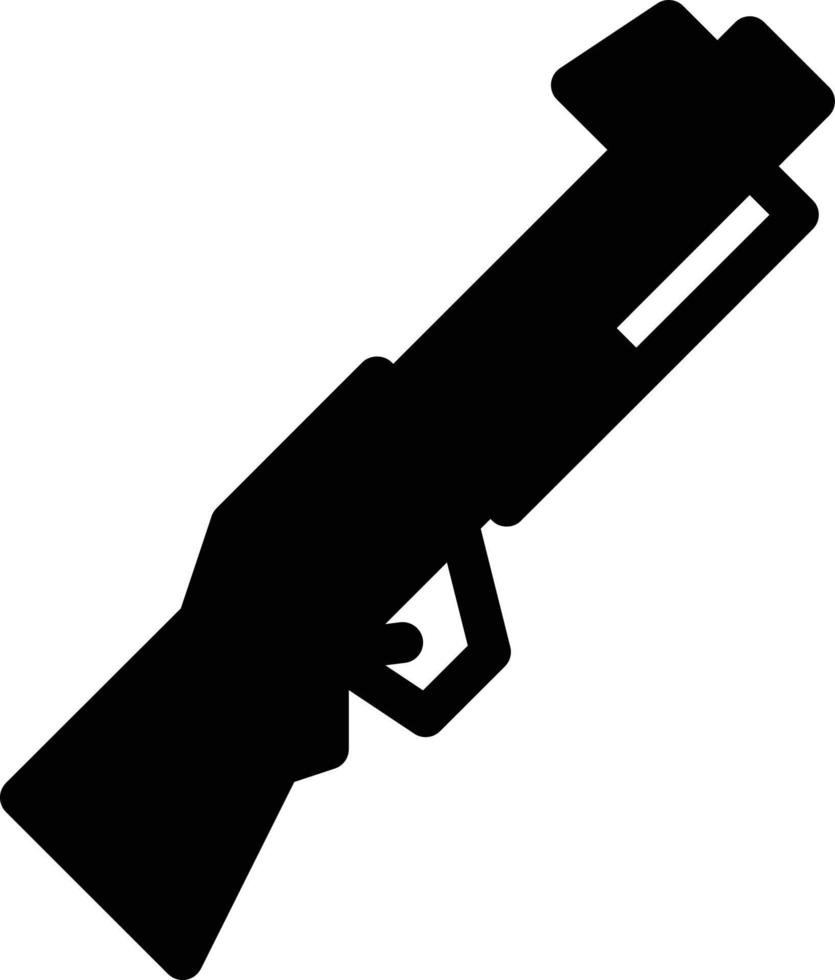 Ilustración de vector de rifle en un fondo. Símbolos de calidad premium. Iconos vectoriales para concepto y diseño gráfico.