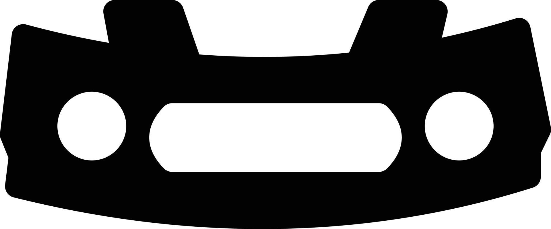 Car bumper vector illustration on a background.Premium quality symbols.vector icons for concept and graphic design.