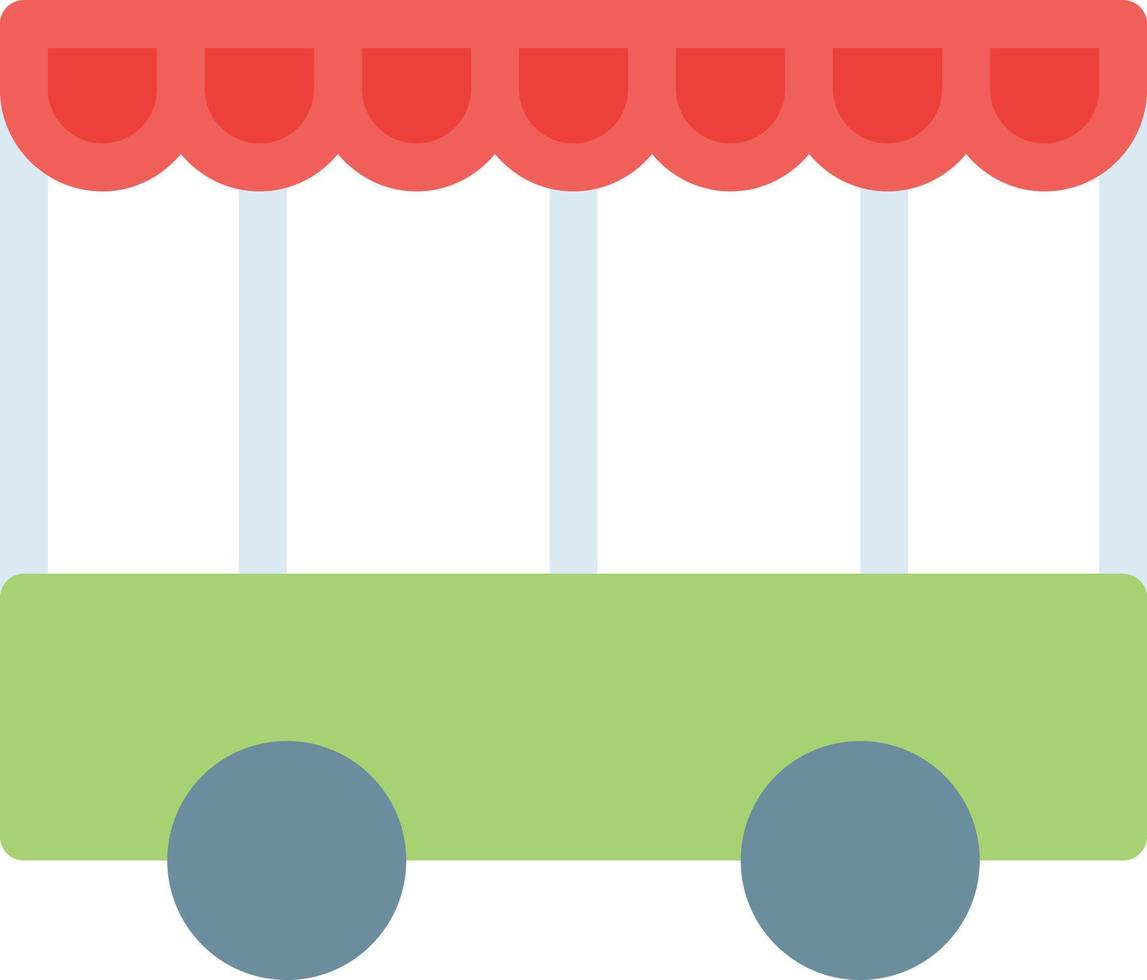 Trolley vector illustration on a background.Premium quality symbols.vector icons for concept and graphic design.