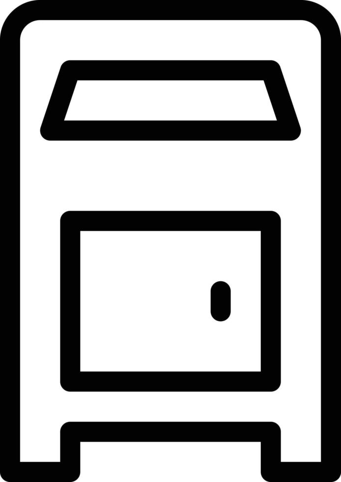 Mail box vector illustration on a background.Premium quality symbols.vector icons for concept and graphic design.