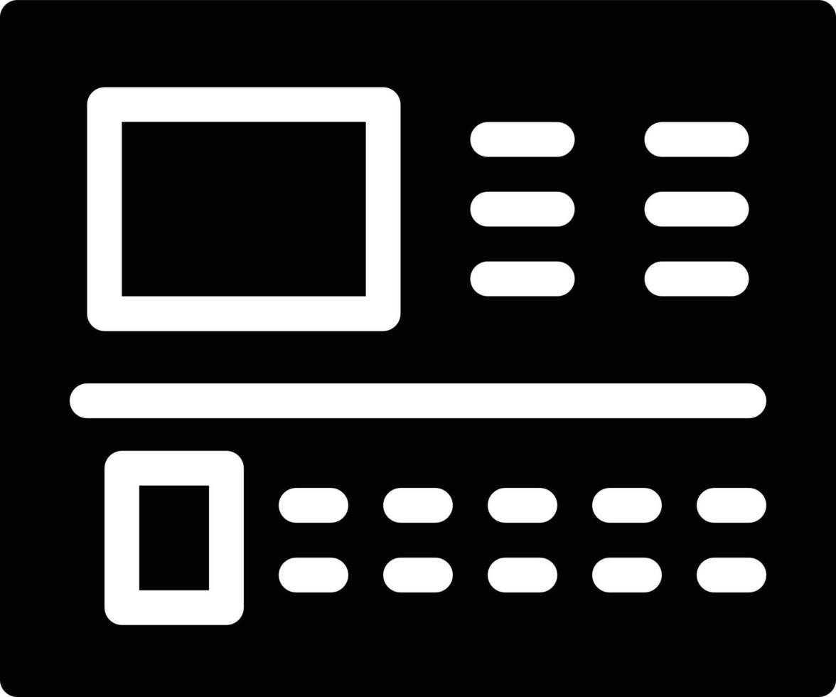 ilustración vectorial de la máquina de facturación en un fondo. símbolos de calidad premium. iconos vectoriales para concepto y diseño gráfico. vector