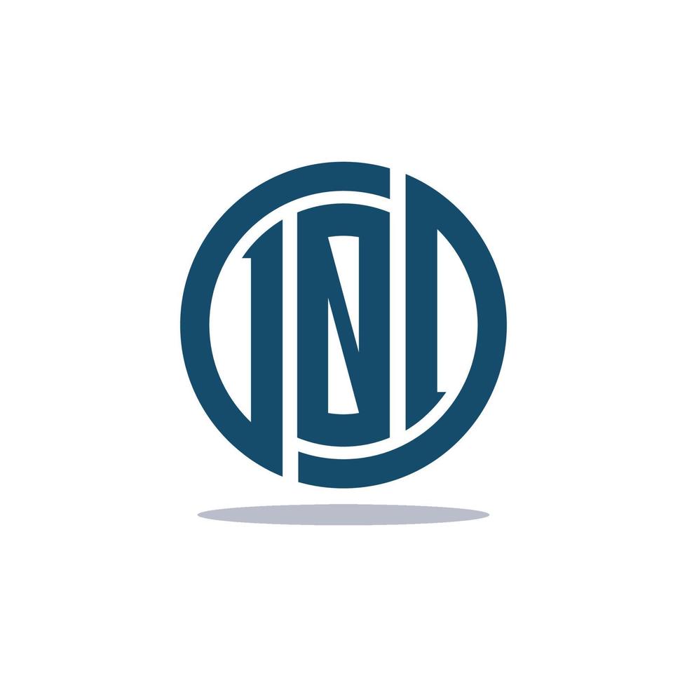 icone logo circle 101 ambigram style vector