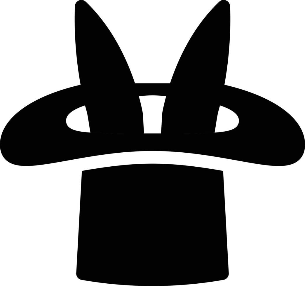 Rabbit Hat vector illustration on a background.Premium quality symbols.vector icons for concept and graphic design.