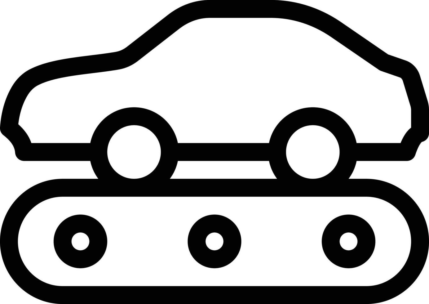 Ilustración de vector de transportador de coche en un fondo. Símbolos de calidad premium. Iconos vectoriales para concepto y diseño gráfico.