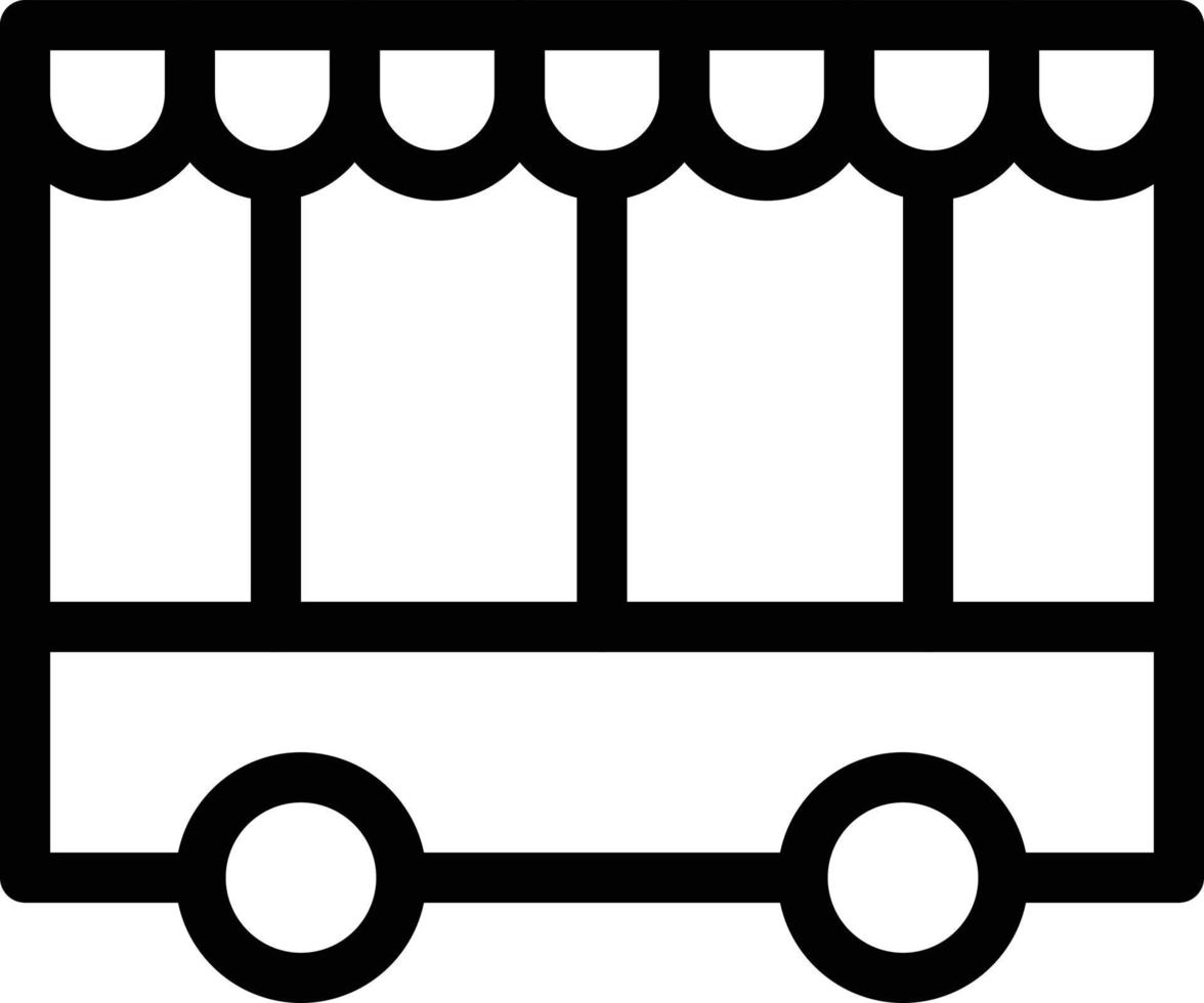 Trolley vector illustration on a background.Premium quality symbols.vector icons for concept and graphic design.