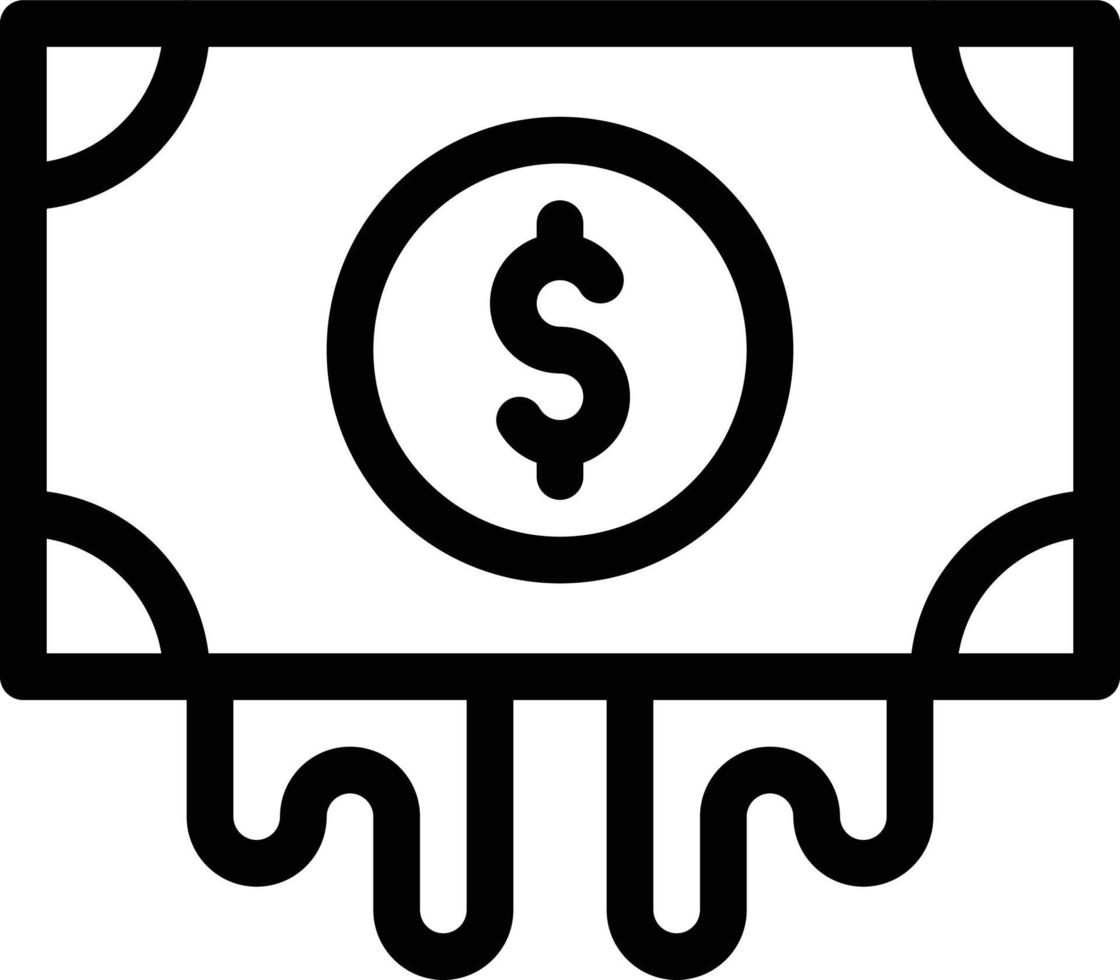 ilustración de vector de dinero en un fondo. símbolos de calidad premium. iconos vectoriales para concepto y diseño gráfico.