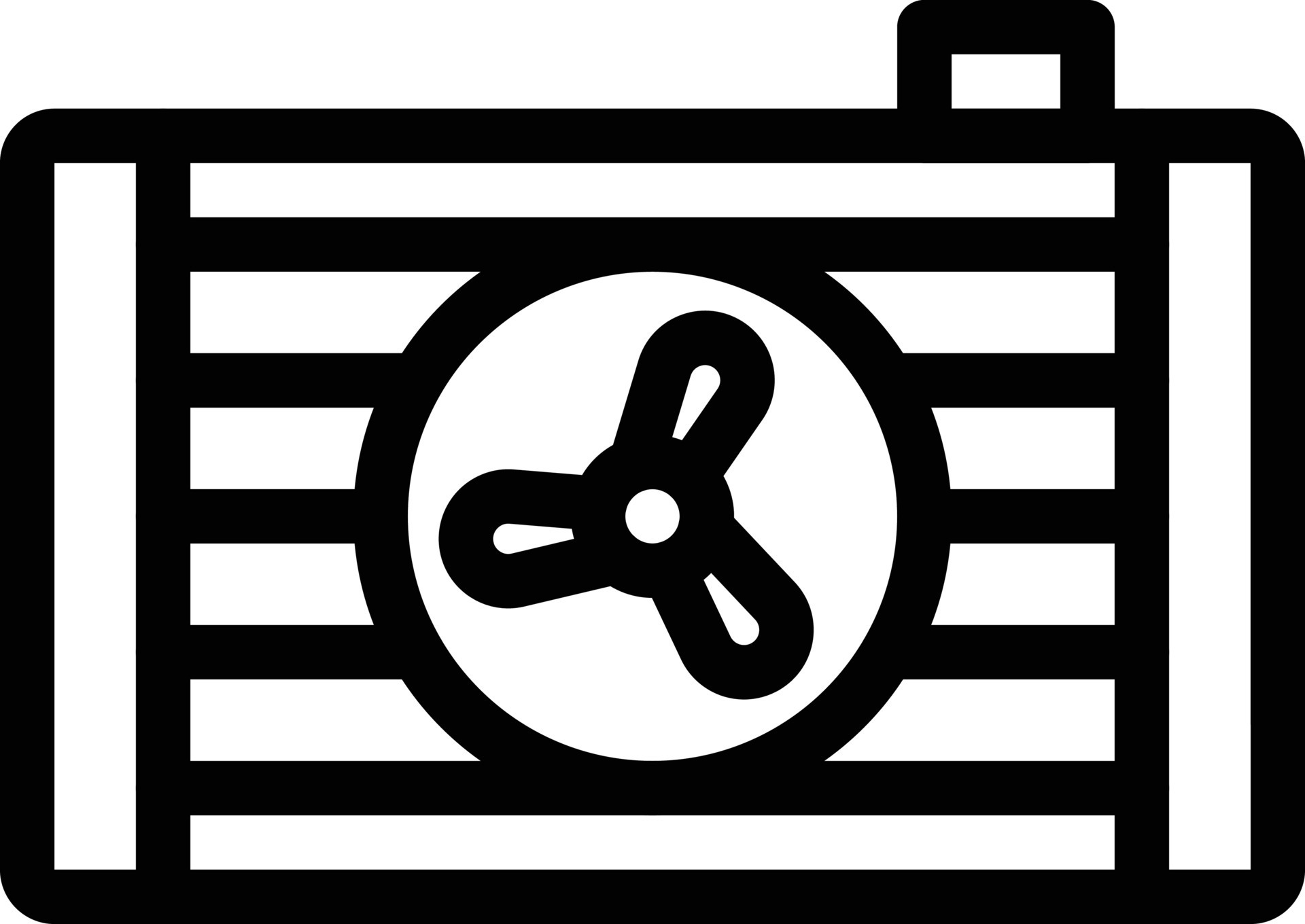 Air Conditioner vector illustration on a background.Premium quality