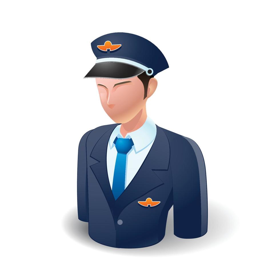 Captain, People Icon vector