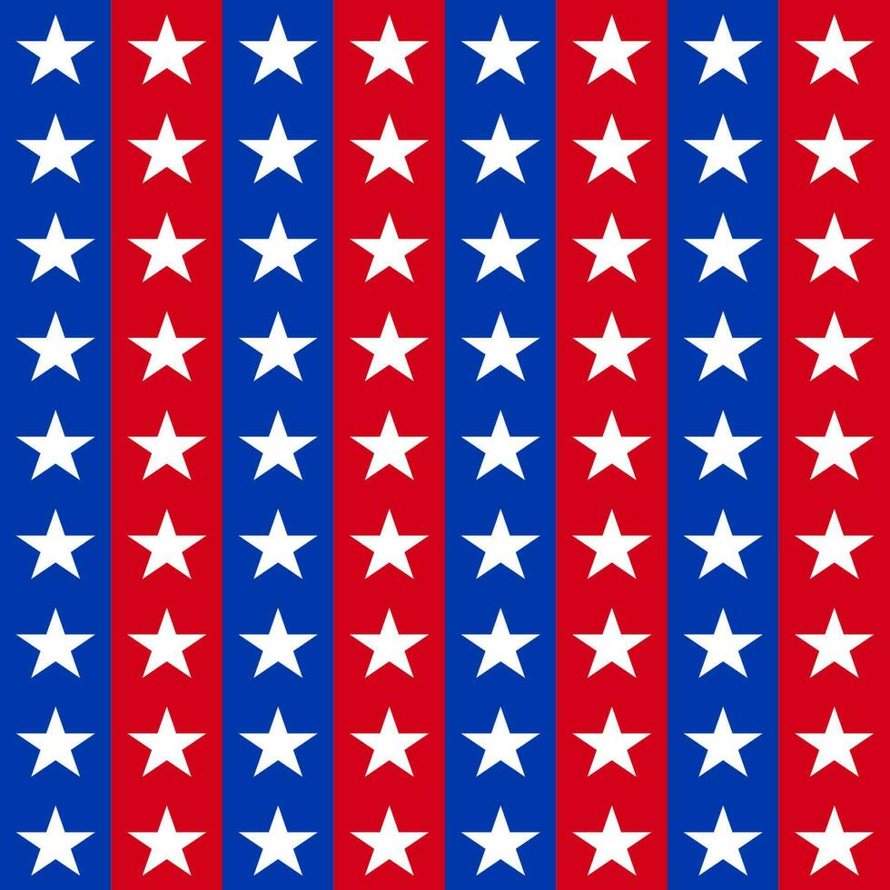 Seamless background with alternating red and blue colors that suit the USA Independence Day team. vector