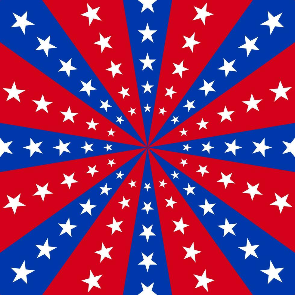 Seamless background with alternating red and blue colors that suit the USA Independence Day team. vector