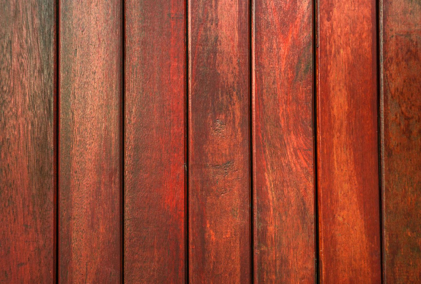 Closeup red wood with unique pattern texture background with copy space for text. Wooden background for construction site. photo