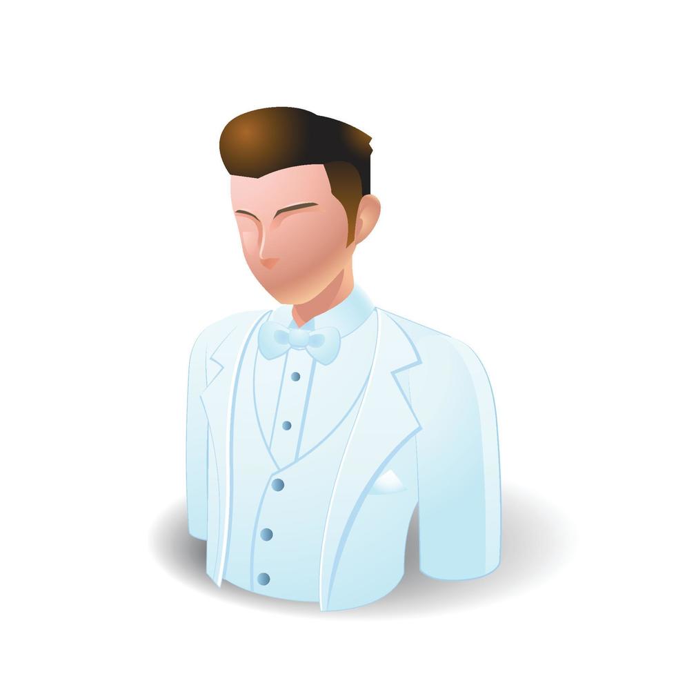 Groom, Wedding, People Icon vector