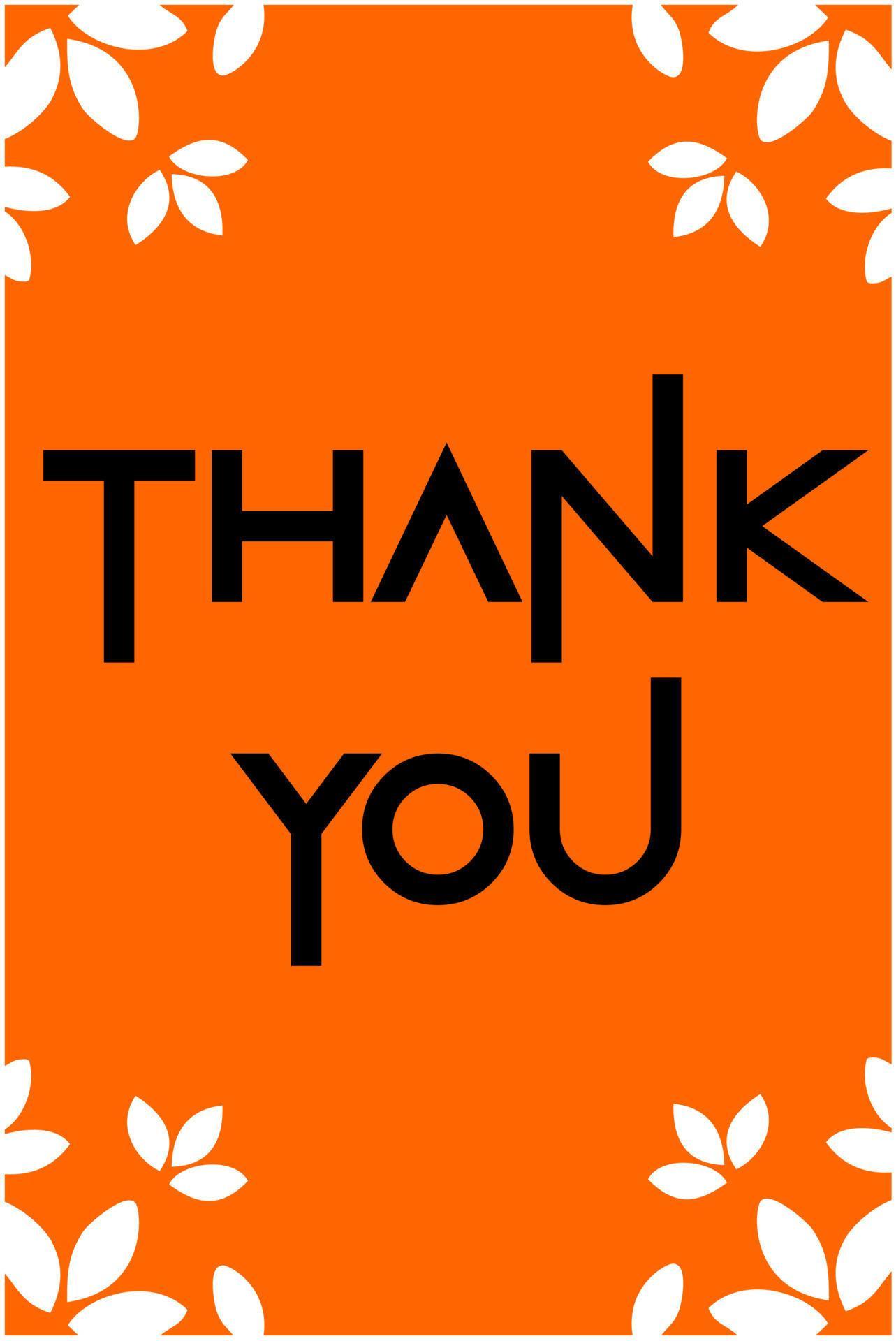 Thank You Card In Vector Template 7774853 Vector Art At Vecteezy