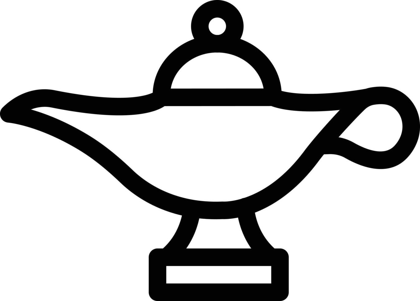 Magic Lamp vector illustration on a background.Premium quality symbols.vector icons for concept and graphic design.