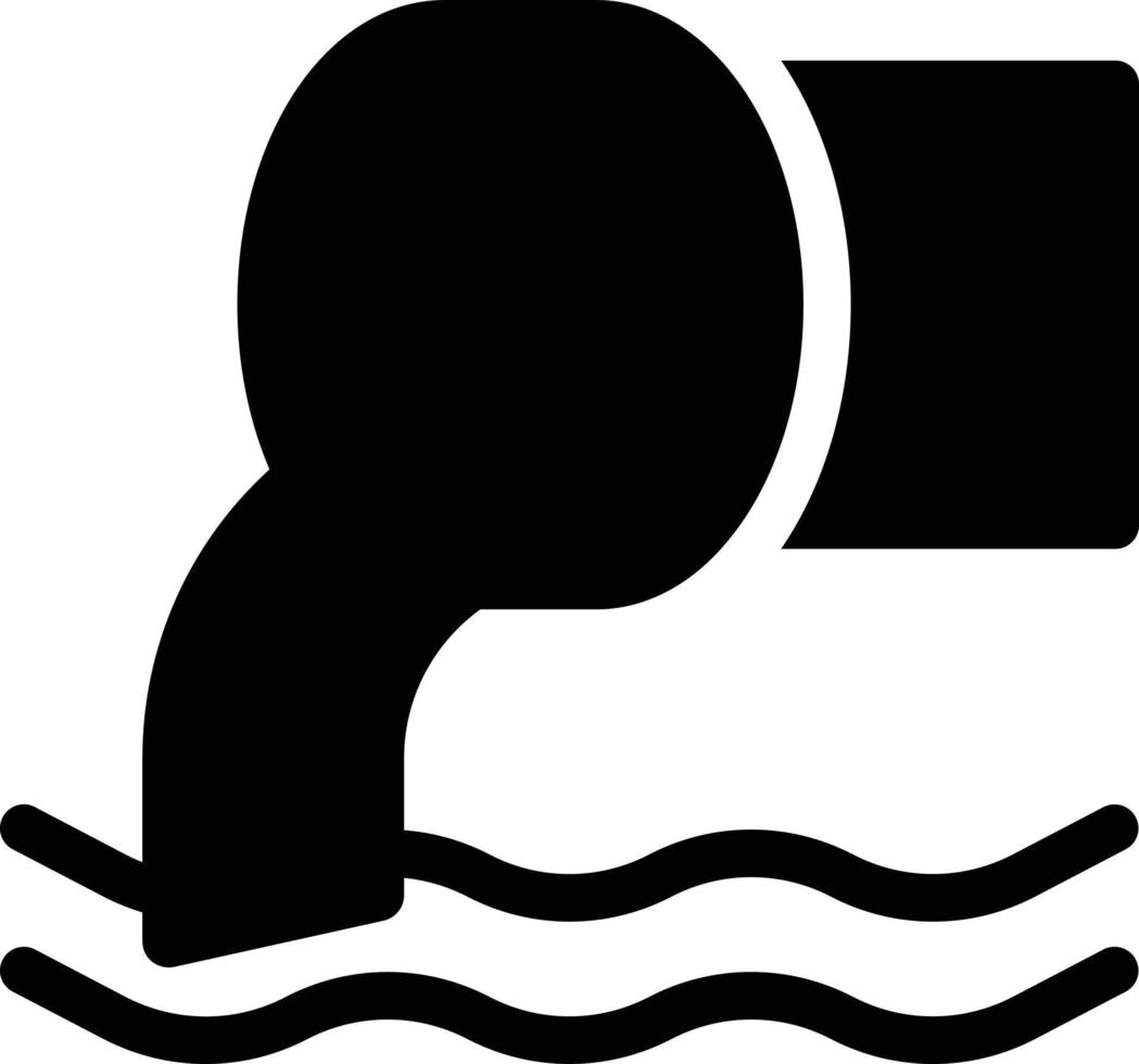 ilustración de vector de agua de alcantarillado en un fondo. símbolos de calidad premium. iconos vectoriales para concepto y diseño gráfico.