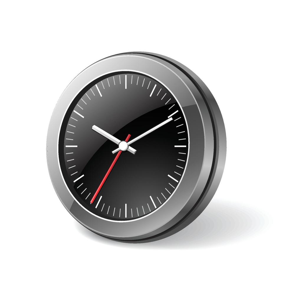 clock icon with White Background vector