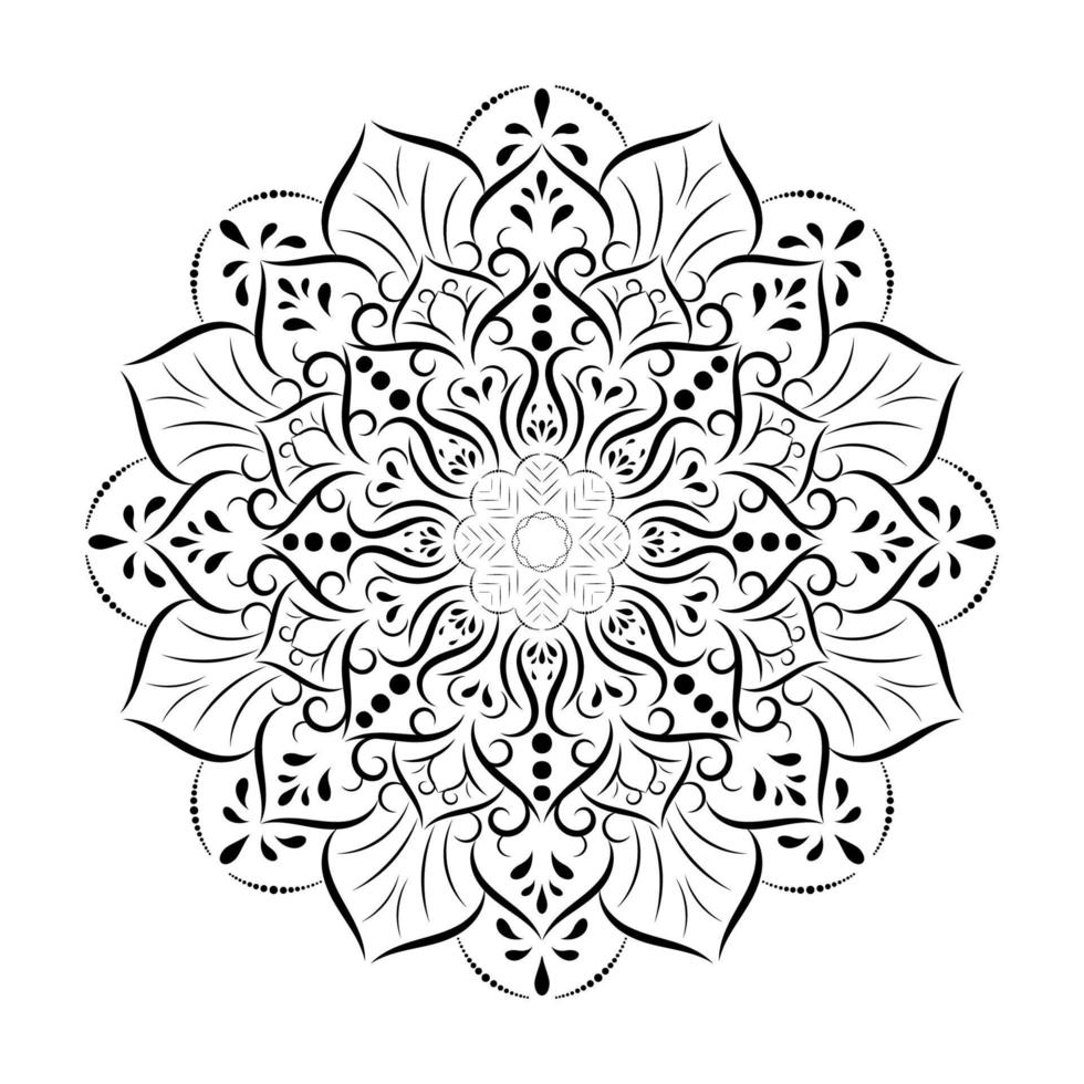mandala floral pattern, Vintage decorative elements, Mandala background vector