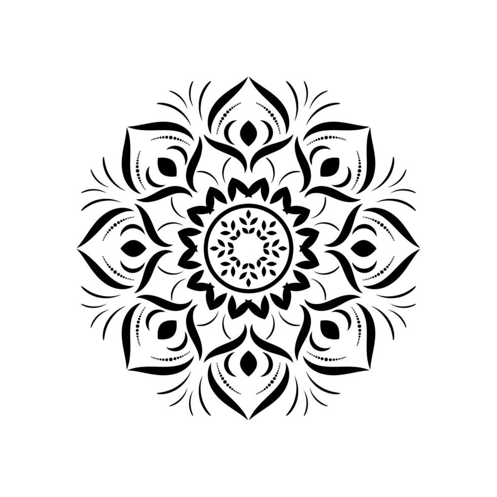 mandala floral pattern, Vintage decorative elements, Mandala background vector