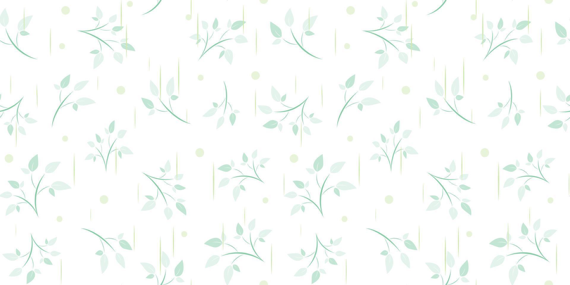 Seamless Floral patterns background vector