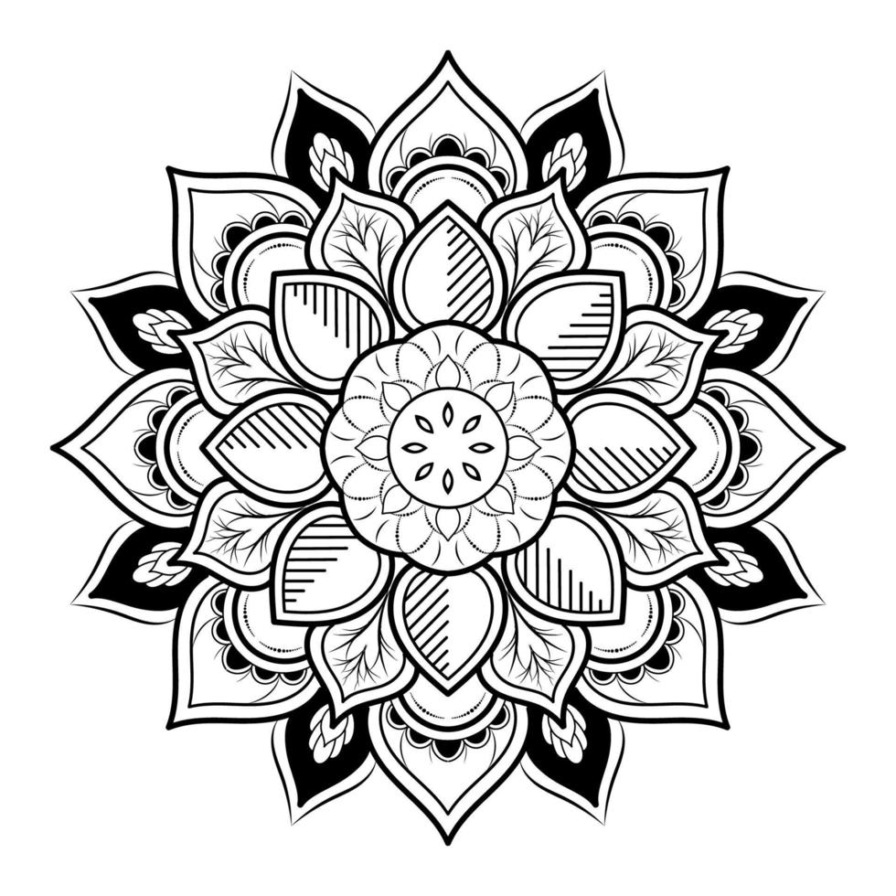 mandala floral pattern, Vintage decorative elements, Mandala background vector