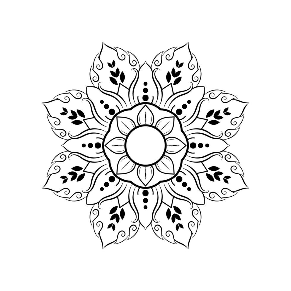 mandala floral pattern, Vintage decorative elements, Mandala background vector