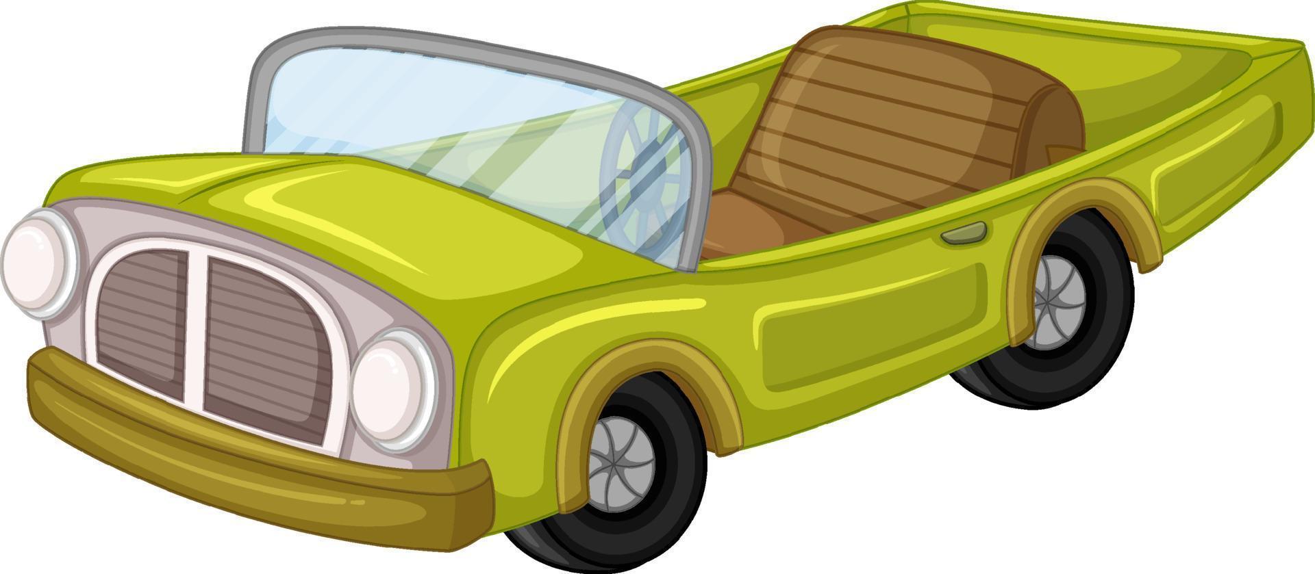 coche antiguo en diseño de dibujos animados vector