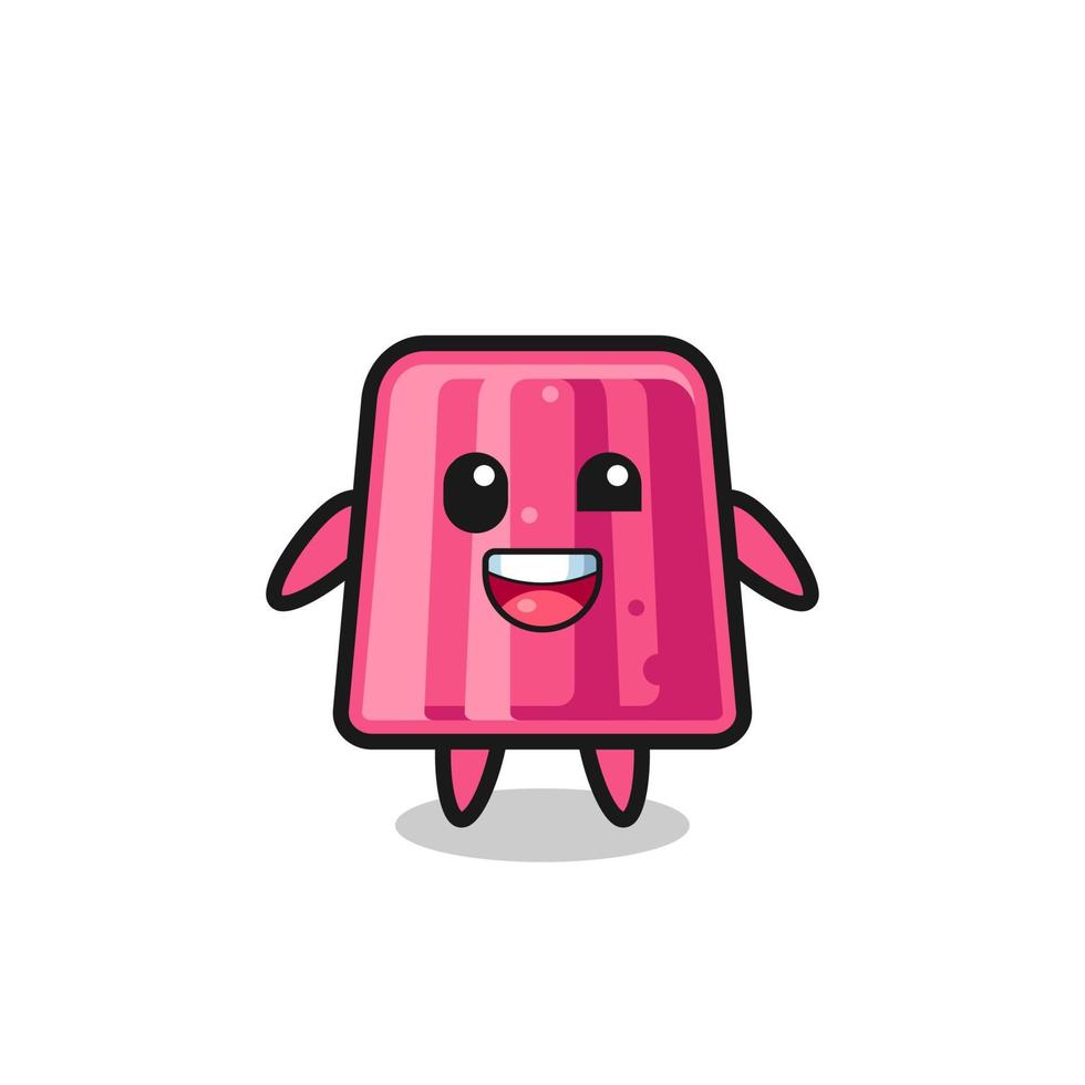 illustration of an jelly character with awkward poses vector