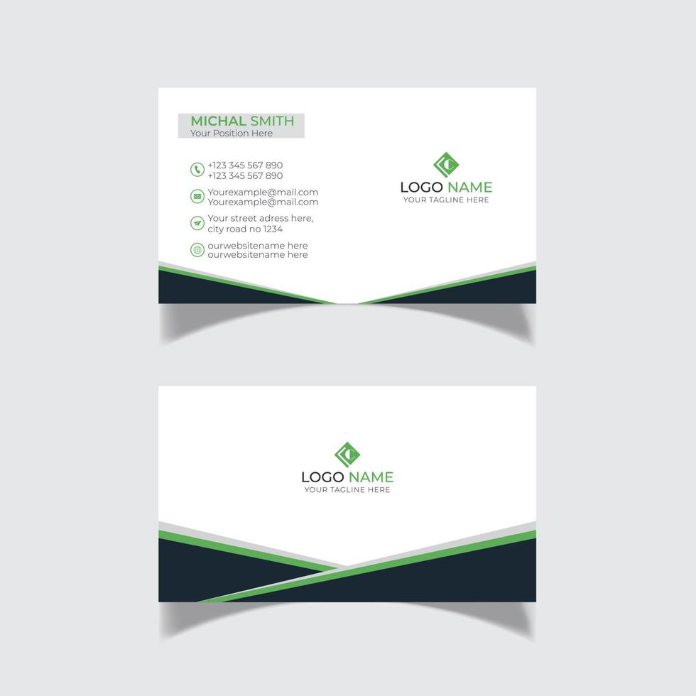 personal business car design template vector