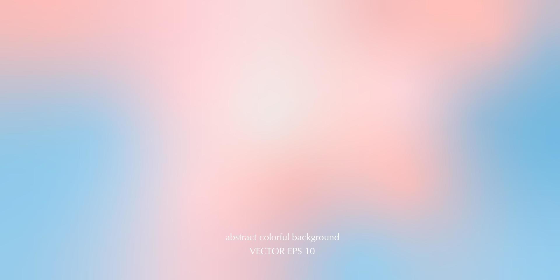 Vector abstract colorful background blurred gradient pastel colors palette for wallpaper. Soft gradient in peach, nude and pink