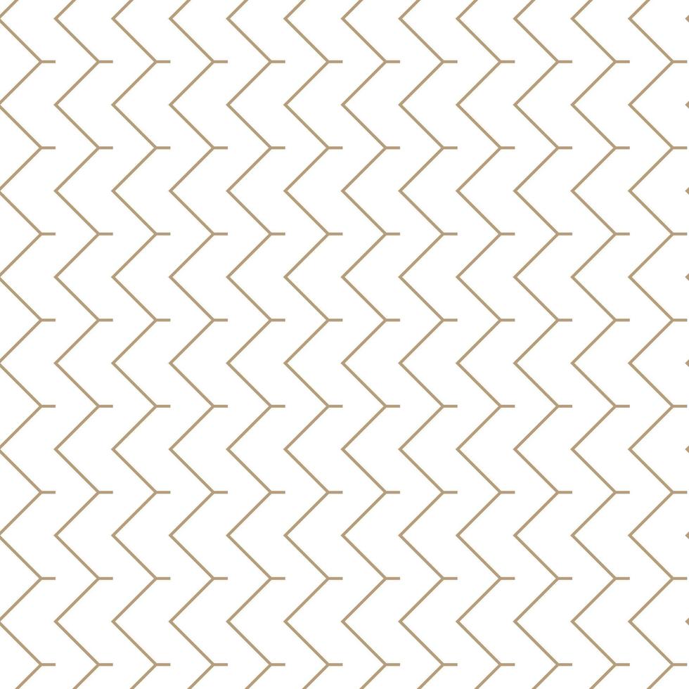 Modern vector seamless illustration. Linear gold pattern on a white background. Ornamental pattern for leaflets, printing, wallpaper, backgrounds
