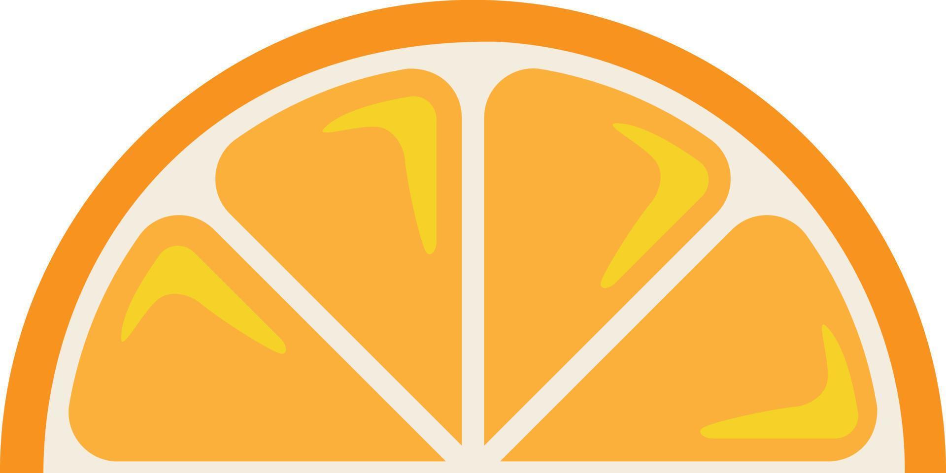 Orange icon on transparent background vector