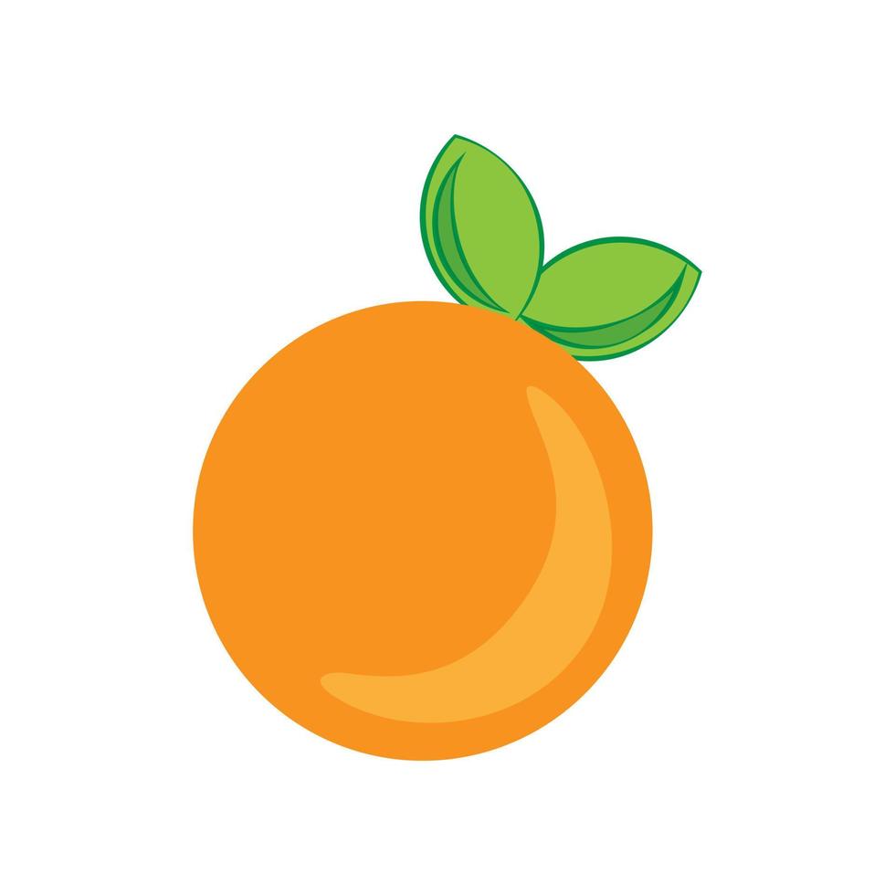 Orange icon on transparent background vector