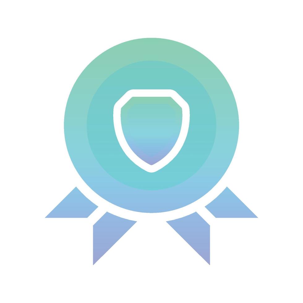medal shield gradient logo design modern template icon vector