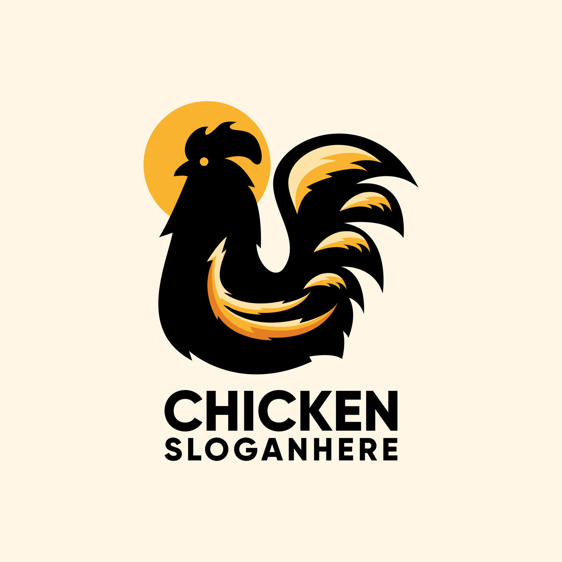 Chicken logo design vector template 7781710 Vector Art at Vecteezy