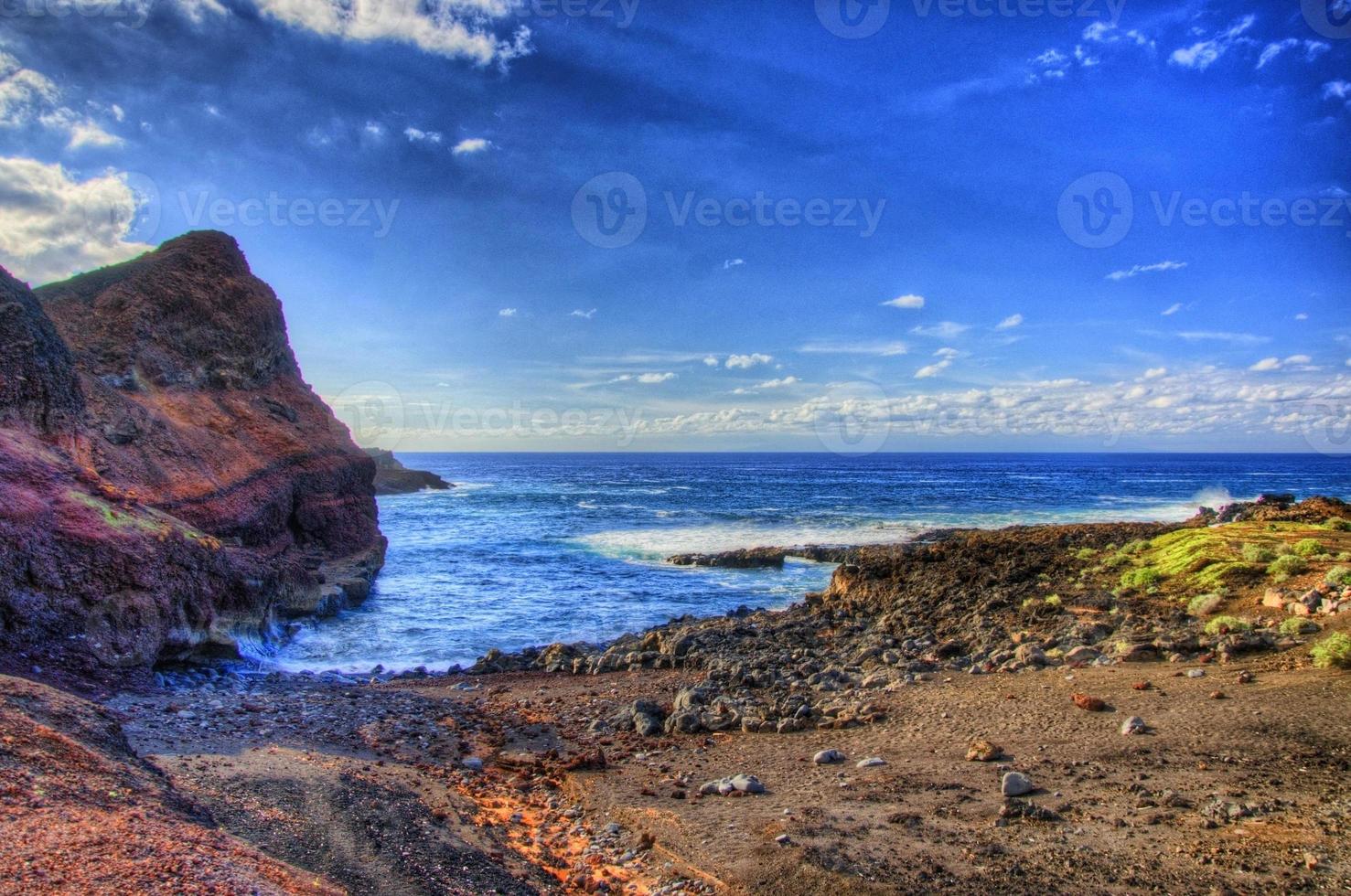 Coast near Punto Teno Lighthouse in north-west coast of Tenerife, Canarian Islands photo