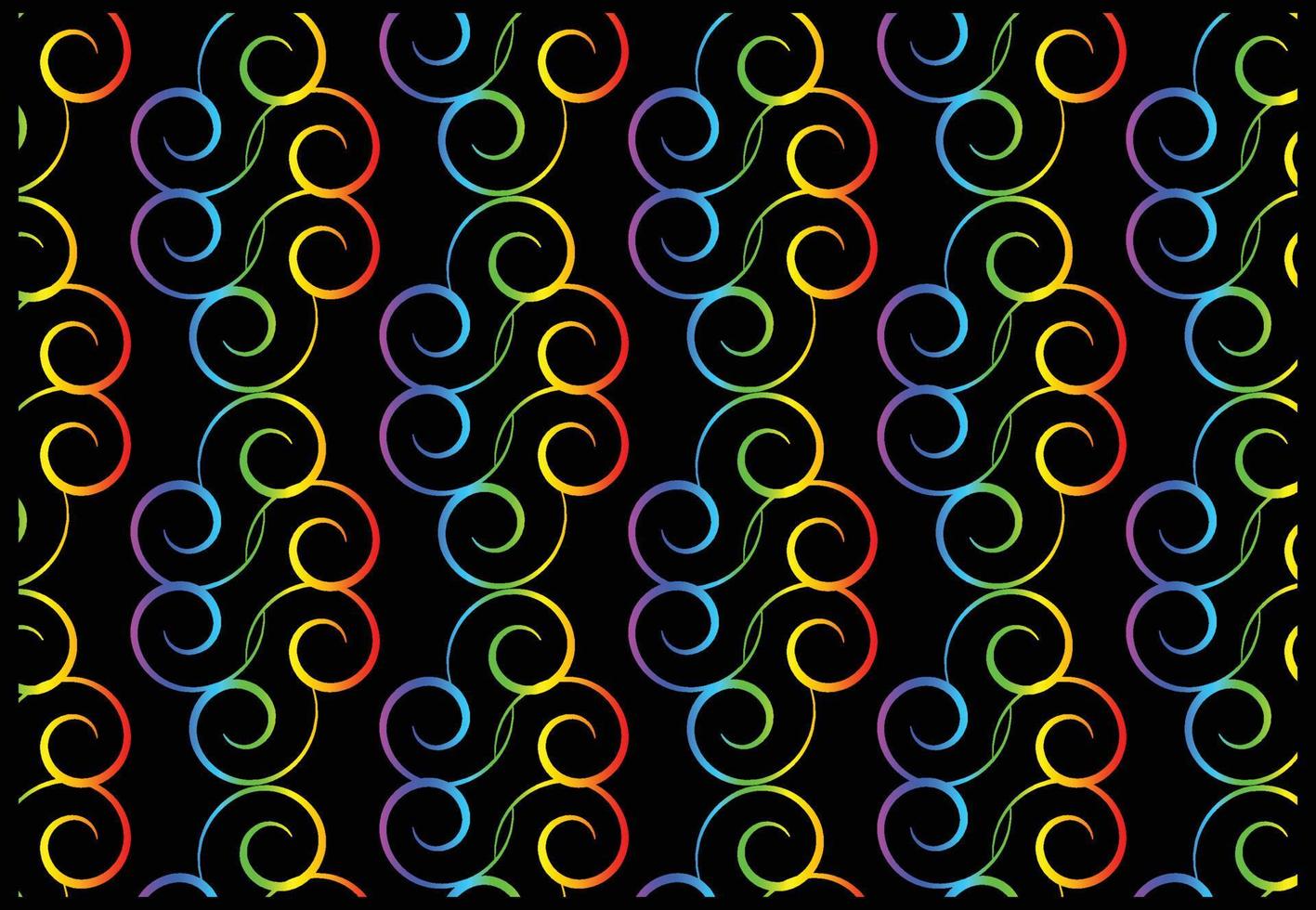 Rainbow gradient geometric new pattern background vector