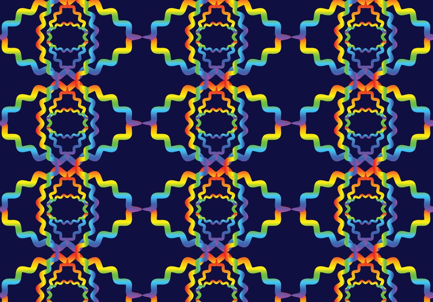Rainbow gradient geometric new pattern background vector