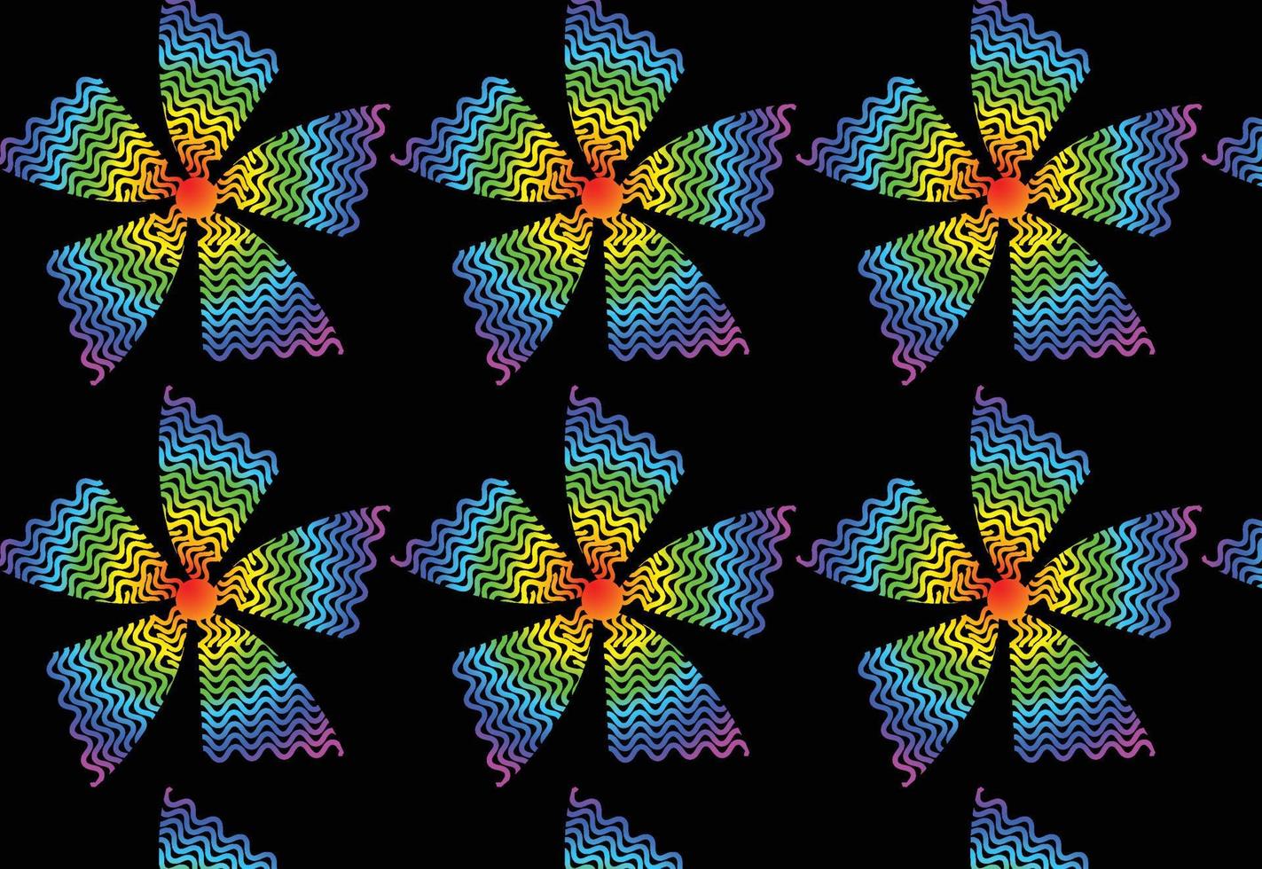 arco iris degradado geométrico nuevo patrón de fondo vector