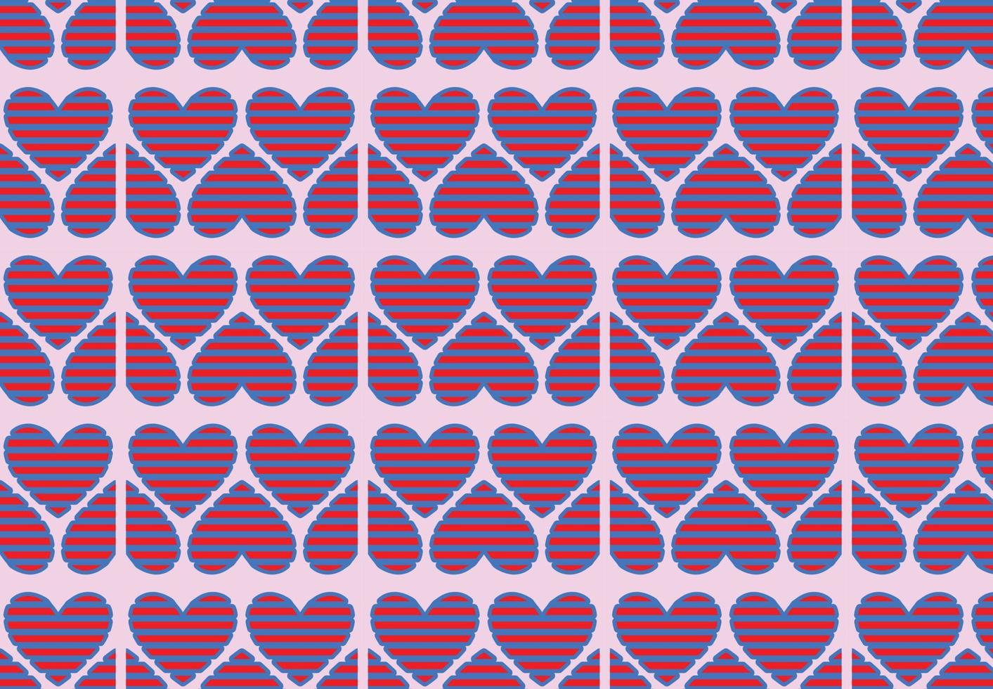 diseño de patrón de corazones. concepto de amor diseño de texturas y fondos vector