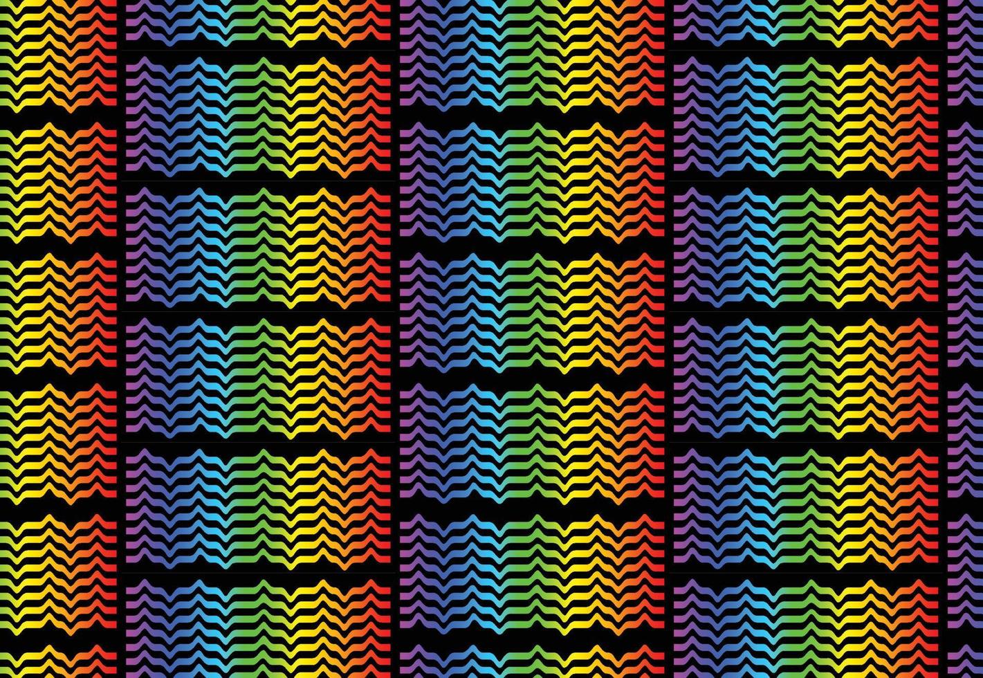 Rainbow gradient geometric new pattern background vector