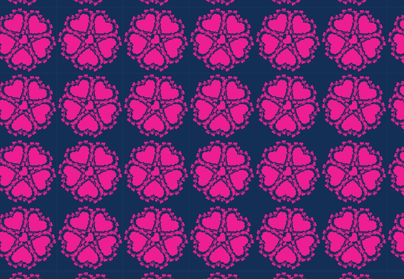 Love heart modern pattern background vector