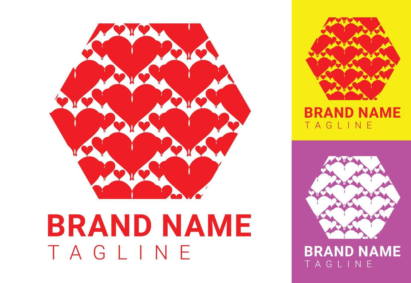 Love new logo and icon design template vector
