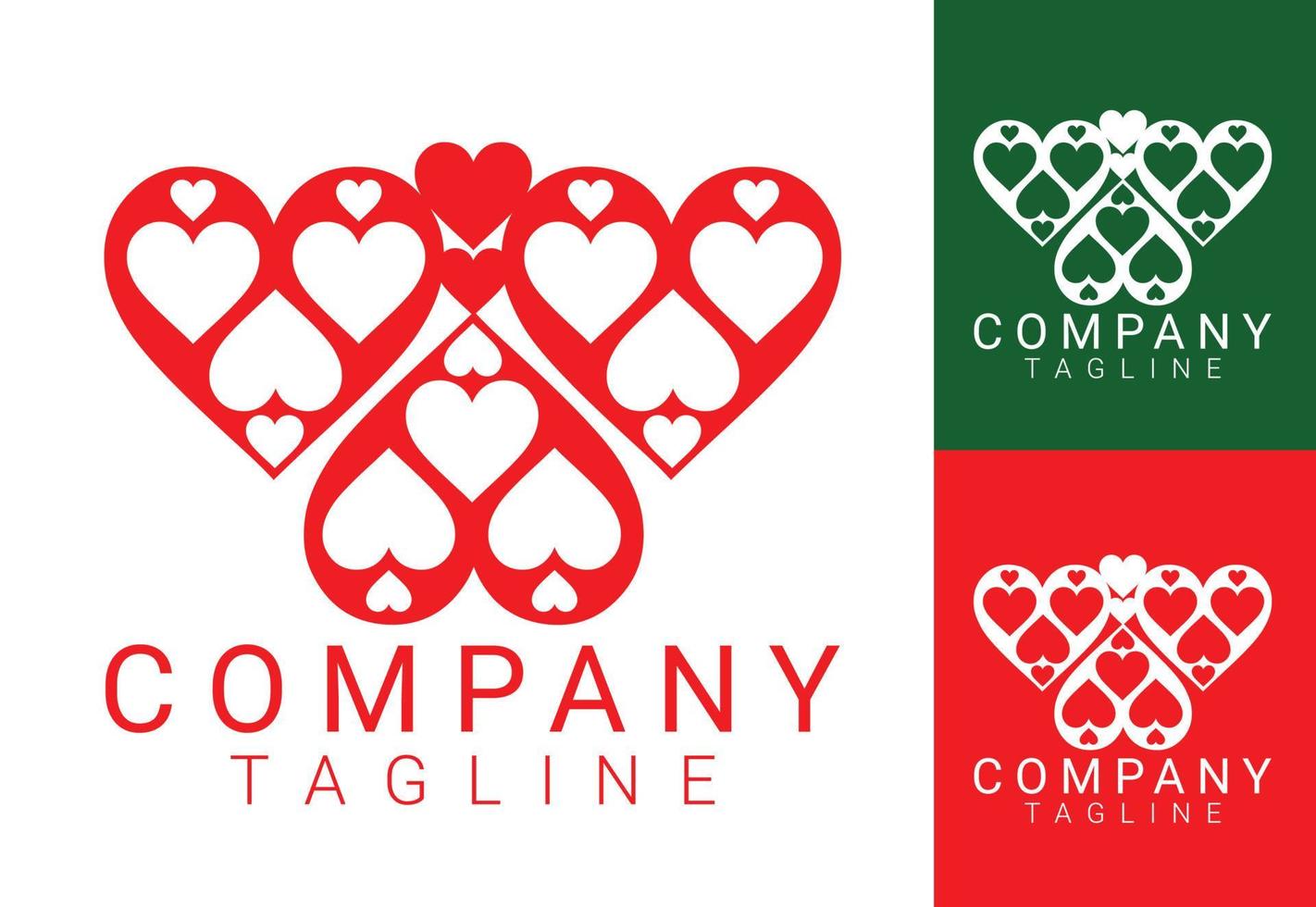 Love new logo and icon design template vector