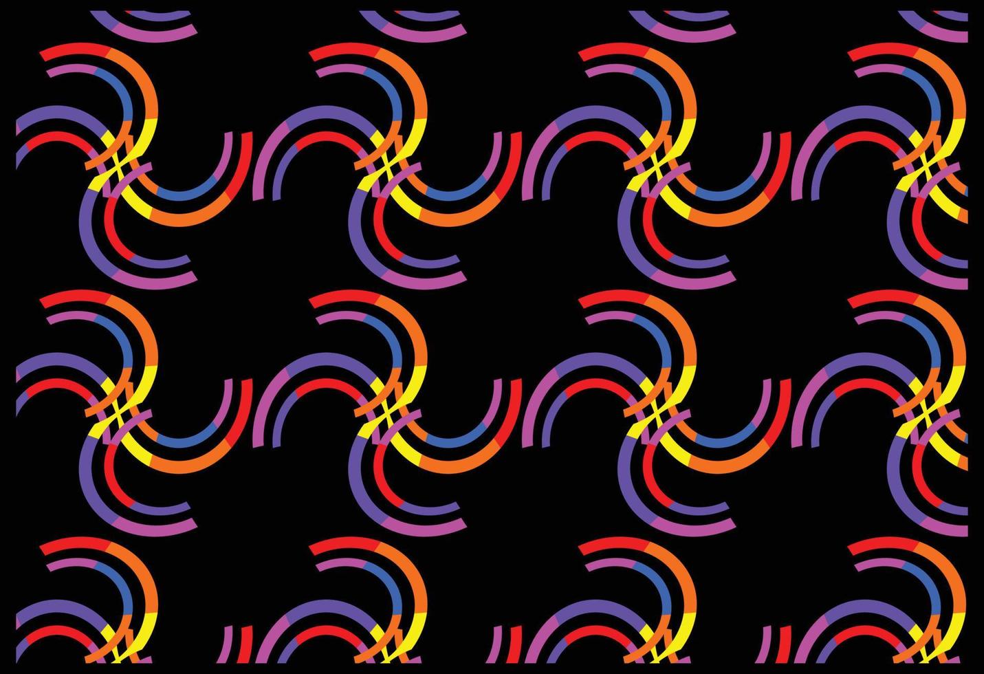 Rainbow gradient geometric new pattern background vector