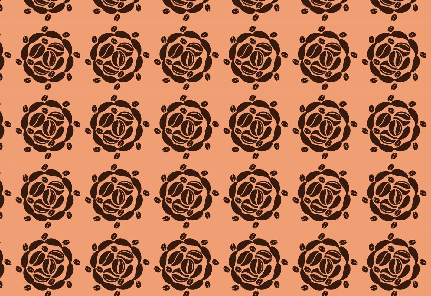 Coffee geometric new pattern. Design of textures and backgrounds vector