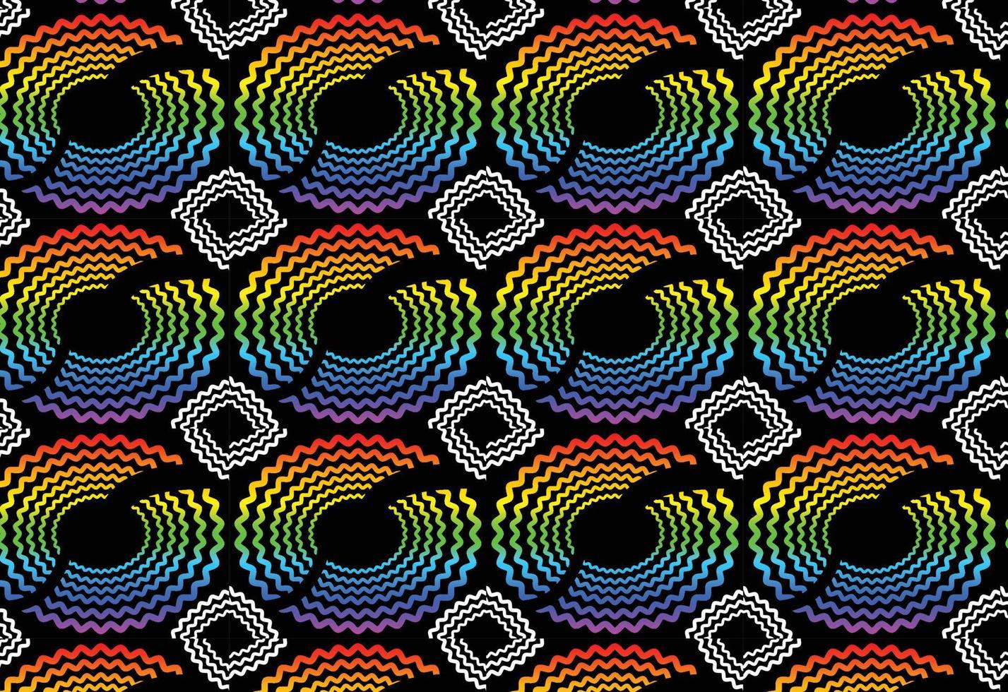 Rainbow gradient geometric new pattern background vector