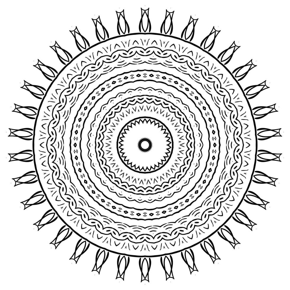 Abstract ornament. Ethnic decorative elements vector