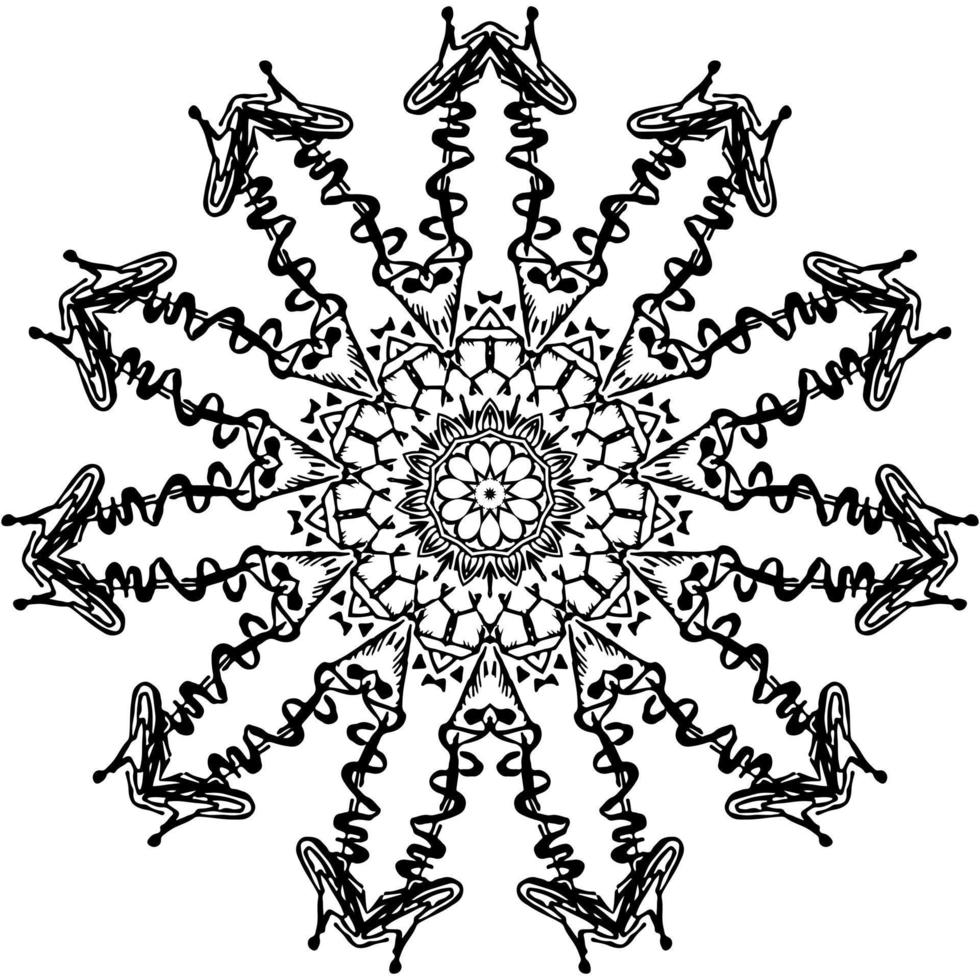 Abstract ornament. Ethnic decorative elements vector