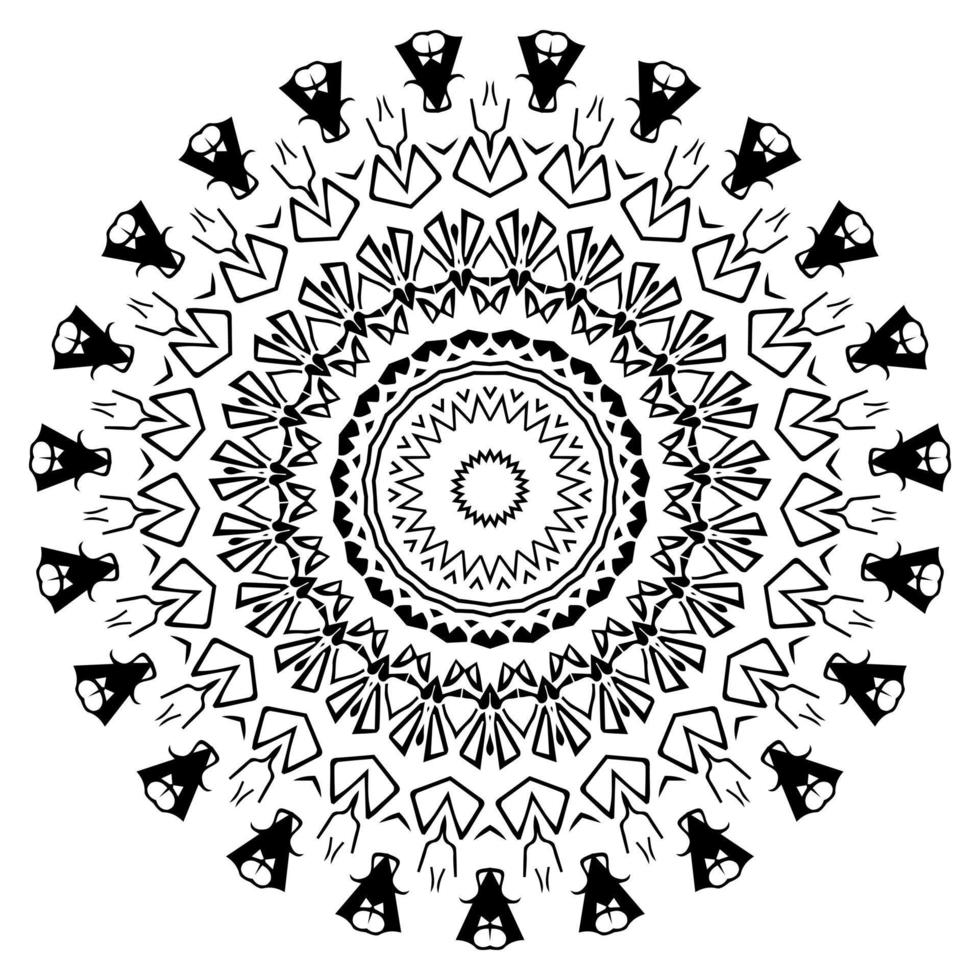 Mandala oriental pattern. Design elements vector